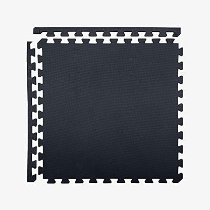 Flooring Inc's 5/8" Premium Soft Foam Gym Mat, High-Density Gym Flooring for Home Gym, Interlocking Foam Tiles for Home Gym, Playroom & More