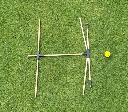 Golf Alignment Sticks Training Aid Set, Professional Golf Swing Alignment Tools for Practice, Accuracy, Ball Position & Swing Plane Improvement