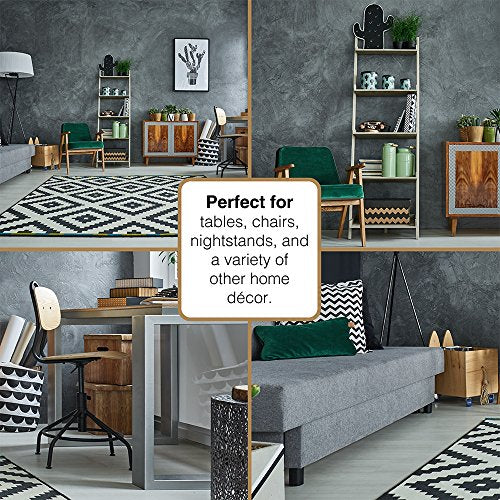 Super Sliders Reusable Furniture Slider Movers for Carpet– Quickly and Easily Move Any Item, 9-1/2” x 5-3/4” Large and 3-1/2” x 6” Small Combo Pack (8 Pieces)
