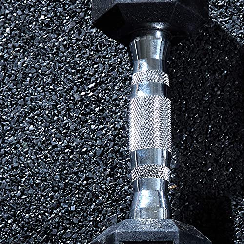 WF Athletic Supply Rubber Coated Solid Steel Cast-Iron Pair Dumbbells, Rubber Hex Dumbbells, Hex Weights Dumbbells for Muscle Toning, Full Body Workout, Home Gym Dumbbells, Pair - color: x. 105 LB Pair (2 x 105lb)