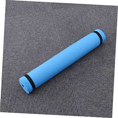 Portable Anti-slip Eva Yoga Mat for Exercise and Fitness Lightweight Non-toxic Outdoor Mat for Hot Yoga Aerobics and Stretching Routines Blue