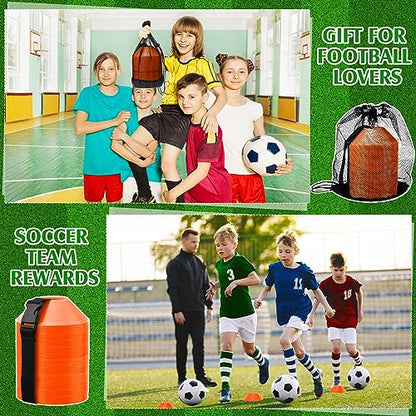 Hanaive Mini Soccer Cones for Agility Drills, 5 Inch - color: Orange