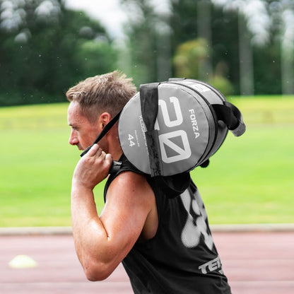 FORZA Power Bags – 11lbs to 66lbs | Strength Training Fitness Equipment – Home Exercise and Gym Fitness | Prefilled Powerbag Weights for Powerlifting, Crossfit & MMA - size: 44lbs
