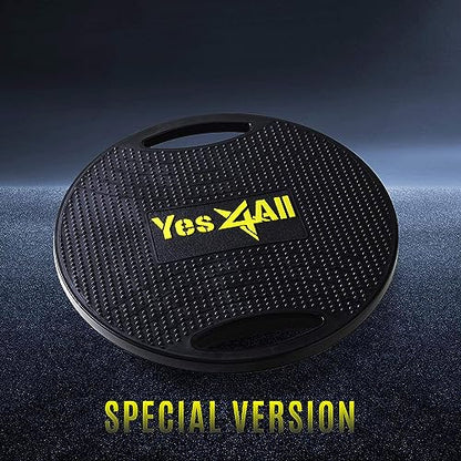 Yes4All Wobble Balance Board Training Board Plastic Balance Training Exercise Yoga Supplies Carrying