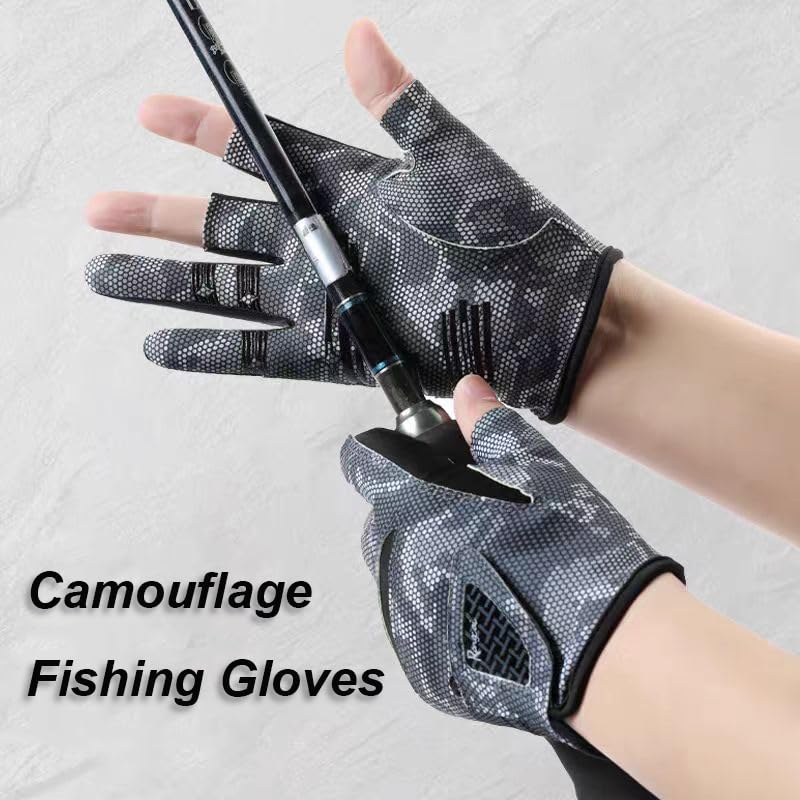 Workout Gloves for Men Women Exercise Gloves for Weight Lifting Fitness Cycling Gym Training with Grip Cushion Pads - color: Black camouflage