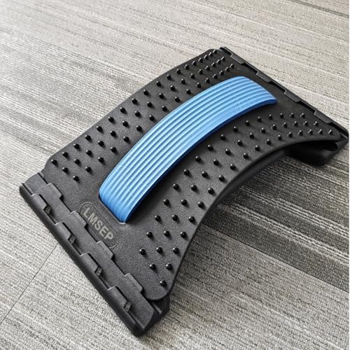 Back Stretcher for Lower Back Pain Relief, Multi Level Back Cracker Board for Herniated Disc, Scoliosis, Spine Decompression, Back Cracking Device, Upper and Lower Back Stretcher