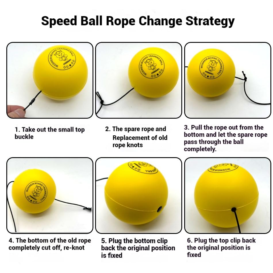 Boxing Reflex Ball - Improve Speed, Agility & Coordination - Perfect for Boxing Training & Fitness Workouts