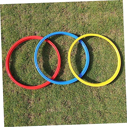 Soccer Agility Rings Set 9pcs Training Equipment for Football Basketball Abs Material