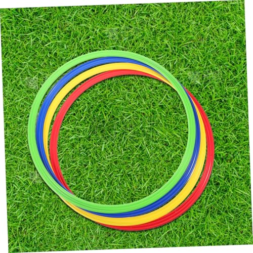 4pcs Speed Agility Training Rings Football Training Gear for Coordination and Reaction