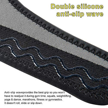 HUEGLO Protective Knee Pads for Dancers,Volleyball Knee Pad for Girls,Soft Sponge Knee Pads for Avoid Floor Burns & Bruising,1Pair,Black,Medium