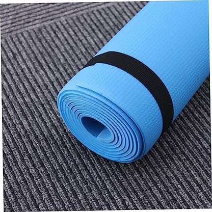 ibasenice Portable - Eva Yoga Mat for Fitness and Stretching Routines Lightweight and Comfortable Exercise Mat for Hot Yoga Aerobics Outdoor Activities