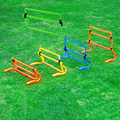 BESPORTBLE Removable Training Hurdles, Agility Ladder Speed Training Equipment, Soccer Training Agility Hurdles(Yellow) - color: Green