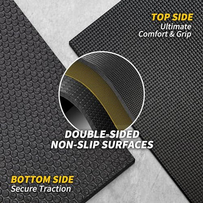 CAMBIVO Yoga Mat for Women and Men, Extra Long and Wide Exercise Mat(72"x48"/84"x30"), Large Non Slip Workout Mat for Yoga, Pilates, Fitness, Barefoot Workouts, Home Gym Studio - size: 72" x 48" x 8mm