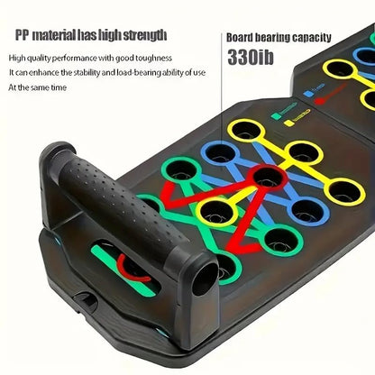 Portable Push Up Board, Strength Training Exercise, Home Workout, Upper Body Fitness, Calisthenics Exercising, Muscle Building.