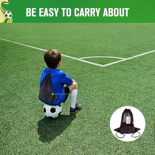 9 Inch Non Slip Rubber Agility Markers,Flat Field Cones Floor Dots for Soccer Basketball Sports Speed Agility Training and Drills(5Pcs,with Net Bag)