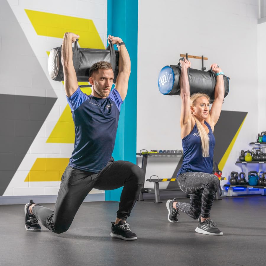 FORZA Power Weight Bags – Premium PVC Weighted Bags for Strength Training, Boxing, MMA & Crossfit Workouts - Multiple Weights (11lbs–66lbs)