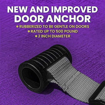 Nordic Hamstring Curl Strap - Original Nord Stick Exercise Set for Home and Travel - 5 Second Set Up