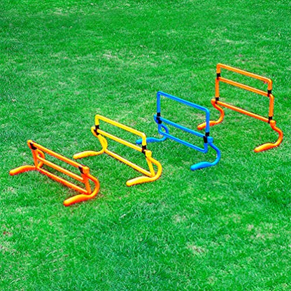 BESPORTBLE Removable Training Hurdles, Agility Ladder Speed Training Equipment, Soccer Training Agility Hurdles(Yellow) - color: Blue