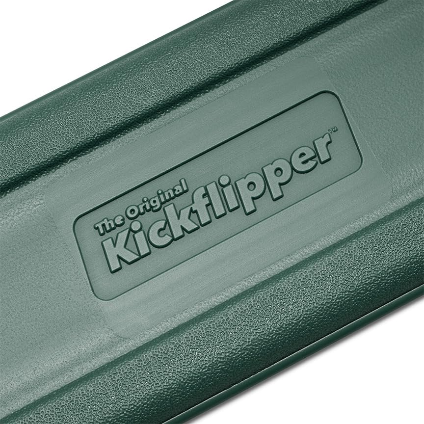 Kickflipper Balance Board, a fun, lightweight trainer that builds balance and confidence - color: Forrest Green