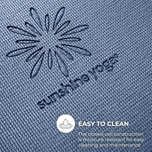 Voyage Yoga Mat, 10 Pack, 72" x 24" Professional Studio and Gym Bulk Yoga Mats, 5mm Thick, Durable, Anti-Tear, Non Slip Fitness and Exercise Mats - color: Slate