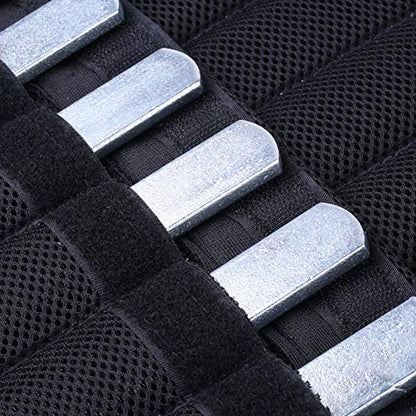 Load Bearing Steel Plates, Steel Plates for Weighted Vest, Loading Leg Guards Adjustable Weight Vest Plate, Strength Training Plates for Fitness Exercise for Men Women