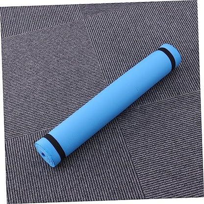 Happyyami Portable Yoga Mat Non Slip Exercise Mat for Hot Yoga Pilates Aerobics Stretching Lightweight Comfortable for Outdoor Fitness Routines Blue