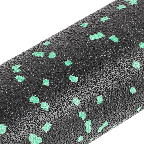 IMIKEYA Portable Compact Exercise Foam Roller for Muscle Massage, Lightweight Hollow Fitness Massager for Legs and Body, Green Travel-Friendly Massage Column for Exercise and Relaxation