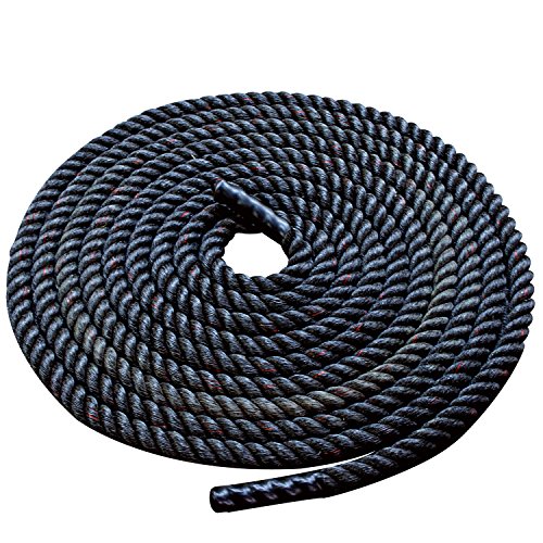 Body-Solid Fitness Training Battle Rope - Heavy Weighted Training Ropes for Home Gym, Ideal for Working Out and Strength Training - Exercise Rope for Adults