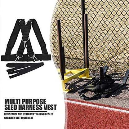 Youth Sled Vest Harness,Tire Pulling Harness Workout Training Sled Vests Sports Training Harness for Small Women and Children