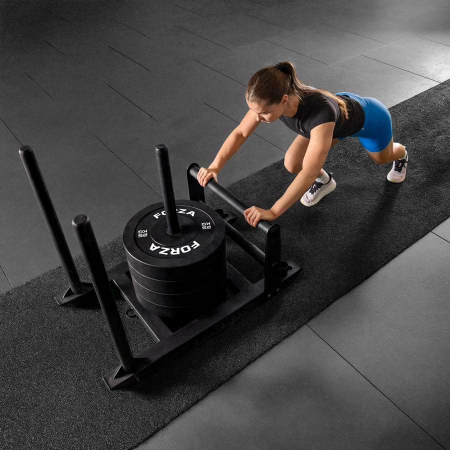 FORZA Sprint Track/Sled Track | Durable 33ft x 3.3ft Artificial Turf | Perfect for Sprint, Agility and Strength Training