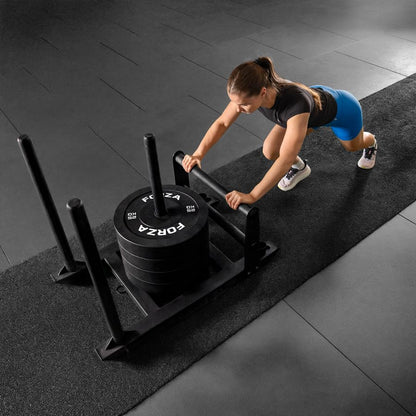 FORZA Sprint Track/Sled Track | Durable 33ft x 3.3ft Artificial Turf | Perfect for Sprint, Agility and Strength Training