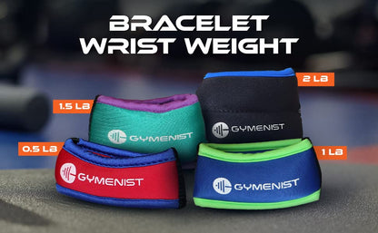 Wrist Weights Running Stylish Bracelet Pair of Weights Set of 2 Jogging Cardio Weight to Strengthen The Hands Forearm - style: 2 Lb (Black - Blue)