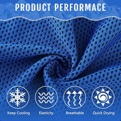 Hosuly 30 Pack Cooling Towels 40"x12" - color: Classic Color