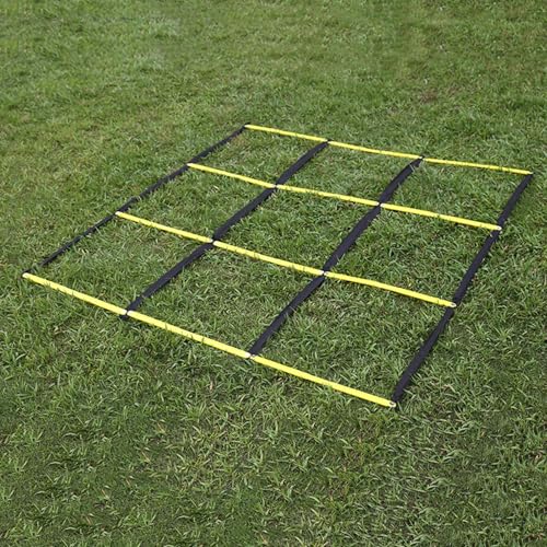 Multifunctional 9 Grids Agility Ladder for Sports Training Fitness and Footworks Drill Agility Train Enduring Adjusted Speed Training
