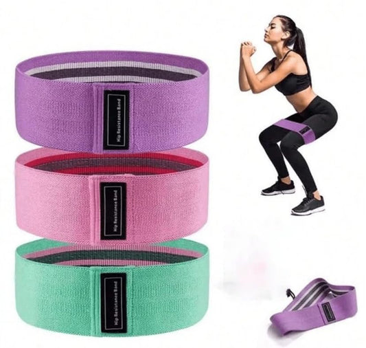 Resistance Band for Exercise, Pink Band, Hip Workout Band for Legs and Glutes, Non-Slip Design, Pink