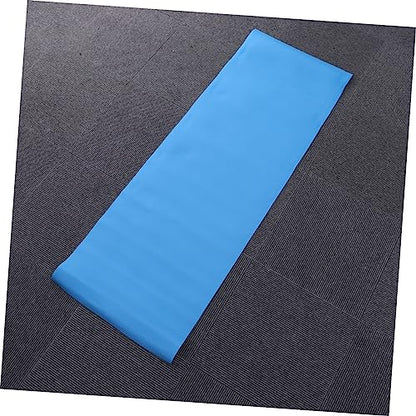 Portable Anti-slip Eva Yoga Mat for Exercise and Fitness Lightweight Non-toxic Outdoor Mat for Hot Yoga Aerobics and Stretching Routines Blue