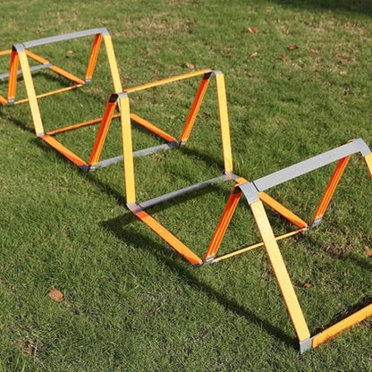Speed Ladder, Vertical Jump Trainer, Agility Training Ladder for Foot Exercise, Foldable Training Equipment, Instant Set-up, Tangle-Free