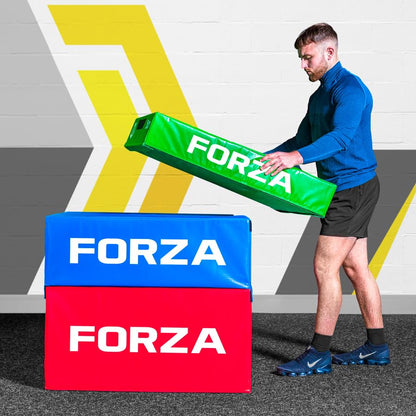 FORZA Plyometric Jump Box - Premium Soft Foam Exercise Step & Box Jump - 6in, 12in, 18in, 24in or Complete Set