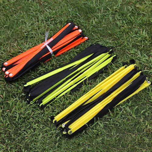 Agility Ladder for Gym Home Use, Football Basketball Reaction Training Equipment with Carry Bag Multifunctional Speed Ladder