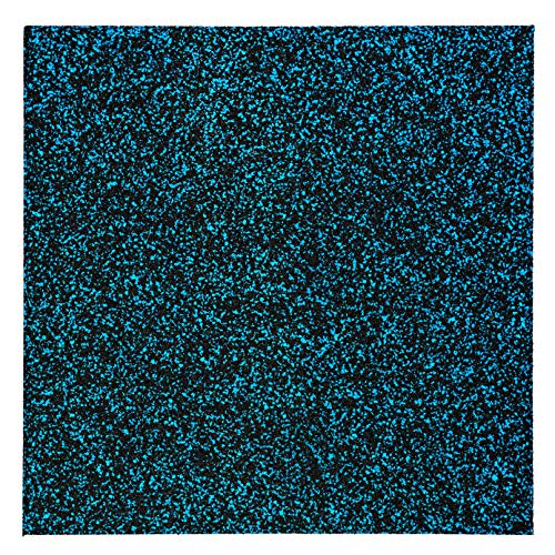 Elevate Rubber Tiles - 2" Thick High Density Interlocking Shock Absorbent Safety Tiles for Playgrounds, Play Areas, and Exercise Equipment - 20" X 20" X 2" (10, Blue, Tile)