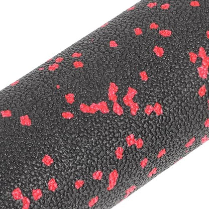 Compact Fitness Foam Roller Hollow Portable Muscle Relaxation Massage Stick Red for Exercise and Travel