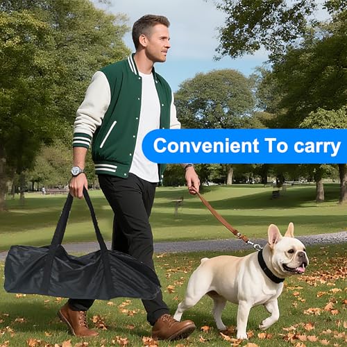 Dog Agility Training Hurdle Cone Set, Adjustable Dog Agility Equipment Obstacle Course Backyard Equipment for Pet Exercise 6 Set - size: Hurdle Cone 6 Set