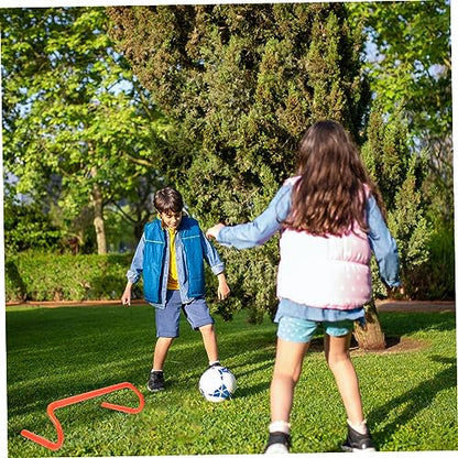 VICASKY 15cm High Portable Training Hurdles Mini Hurdle Set for Boys and Girls Agility Training Equipment for Soccer Basketball and Track Drills