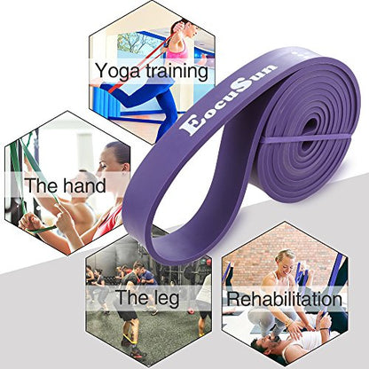 Pull Up Bands, Stretch Resistance Bands, Mobility Exercise Bands, Assisted Pull Up Straps Powerlifting Band for Home Fitness, Stretching and Resistance Training, Physical Therapy, Pilates Yoga