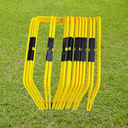 Football Agility Manager Jump Obstacles to Speed Training Hurdles Immediate Furnishings of Portable Folding Exercise for Field Sports