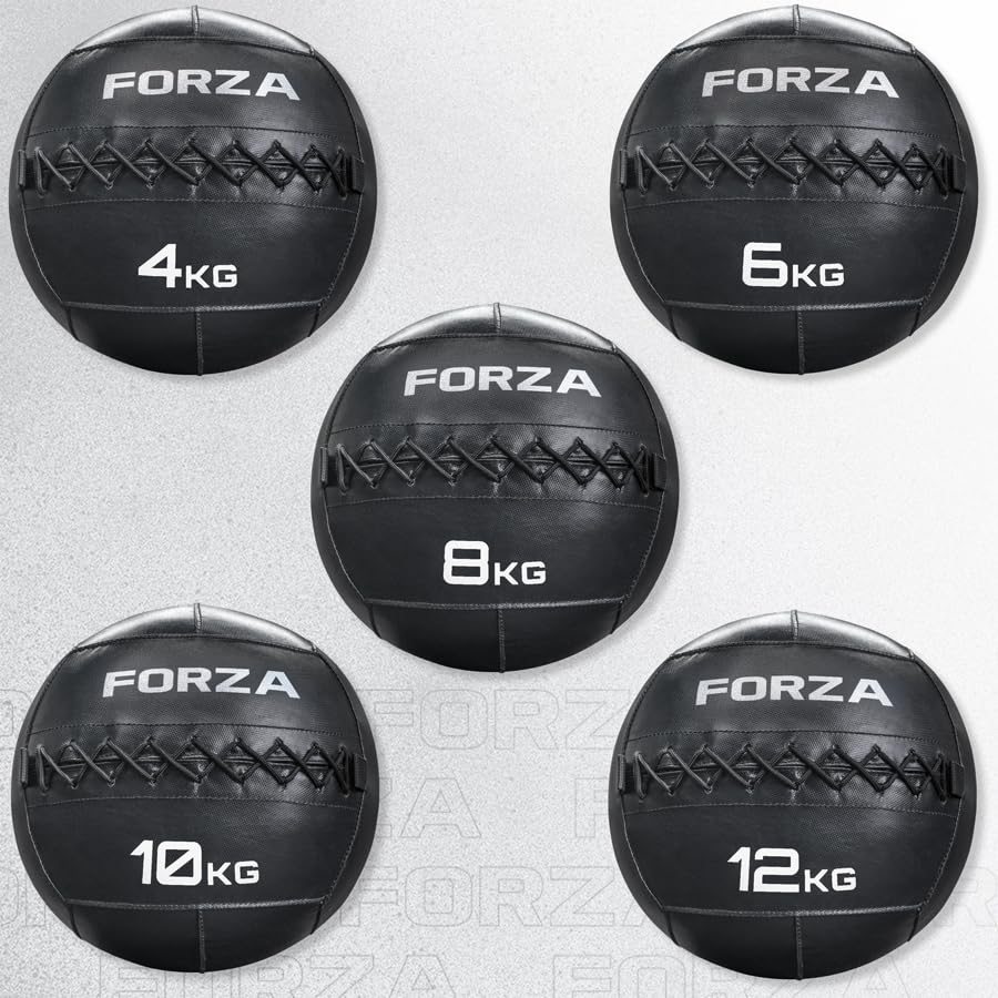 FORZA Wall Ball [6.5LBS-33LBS] | Durable Exercise Balls for Strength & Power Training - Available Individually or as a Set - size: Half Set [9lb - 26.5lb]