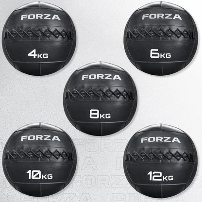 FORZA Wall Ball [6.5LBS-33LBS] | Durable Exercise Balls for Strength & Power Training - Available Individually or as a Set - size: Half Set [9lb - 26.5lb]