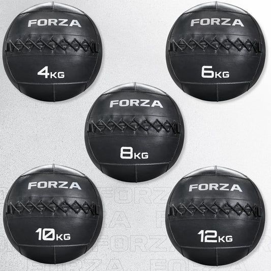 FORZA Wall Ball [6.5LBS-33LBS] | Durable Exercise Balls for Strength & Power Training - Available Individually or as a Set - size: Half Set [9lb - 26.5lb]