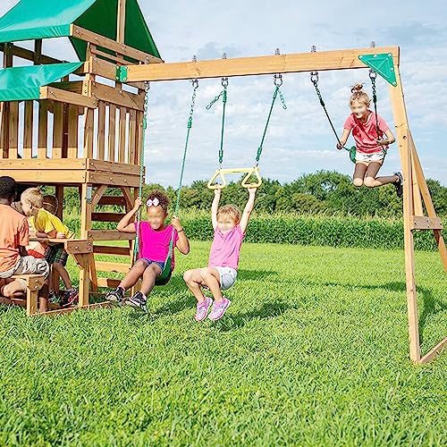 Dolibest Swing Hangers with Bearing - 6 Pack Stainless Steel 304 Hardware Hooks for Wood & Metal Beams, Ideal for Hanging Hammocks, Yoga Swings, Porch Swing, Boxing Bag 1500 LB Capacity- 5'' x M2/5'' - color: 6pcs