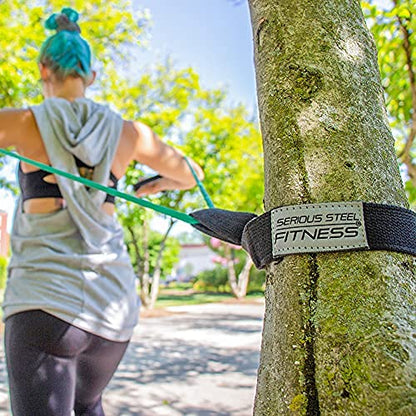 Resistance Exercise Band and Resistance Tube Anchors (Strap or Door Anchor)